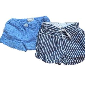 3t mayoral & crew cuts girls shorts bundle